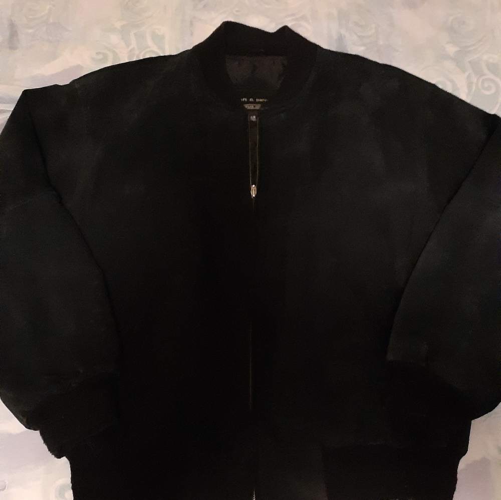Croft & Barrow Genuine Brushed Leather Jacket